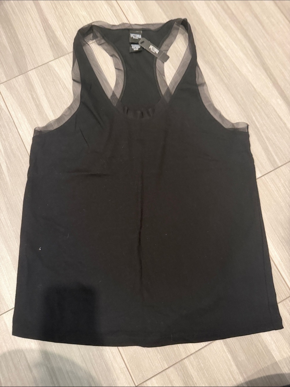 Victoria’s Secret sport Black Racerback Tank Top